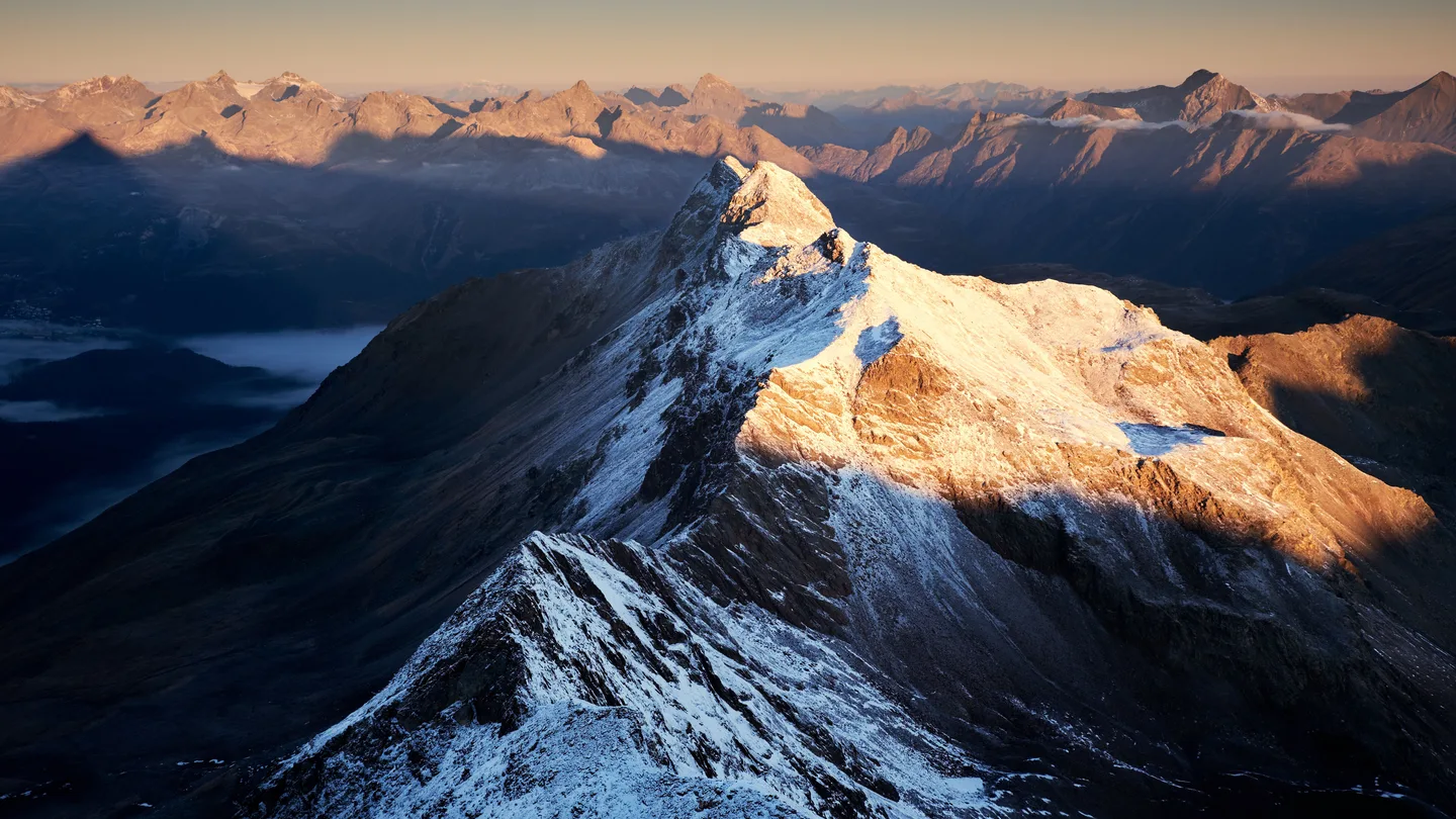 Snowy high mountains showing altitude conditions for Kailash travel