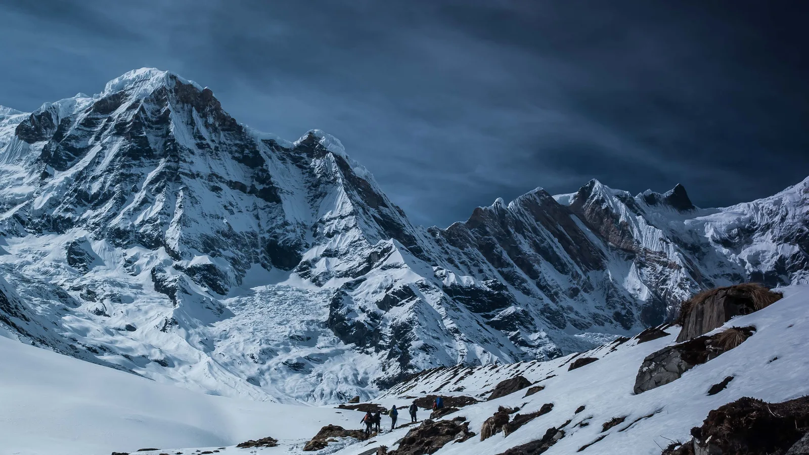High mountain landscape in Nepal where safety buffers matter