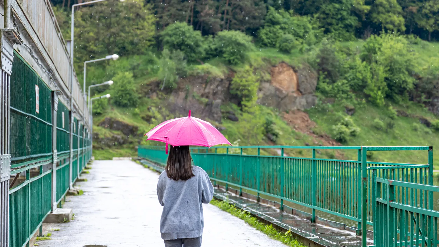 Rainy forest travel scene for Nepal monsoon route planning
