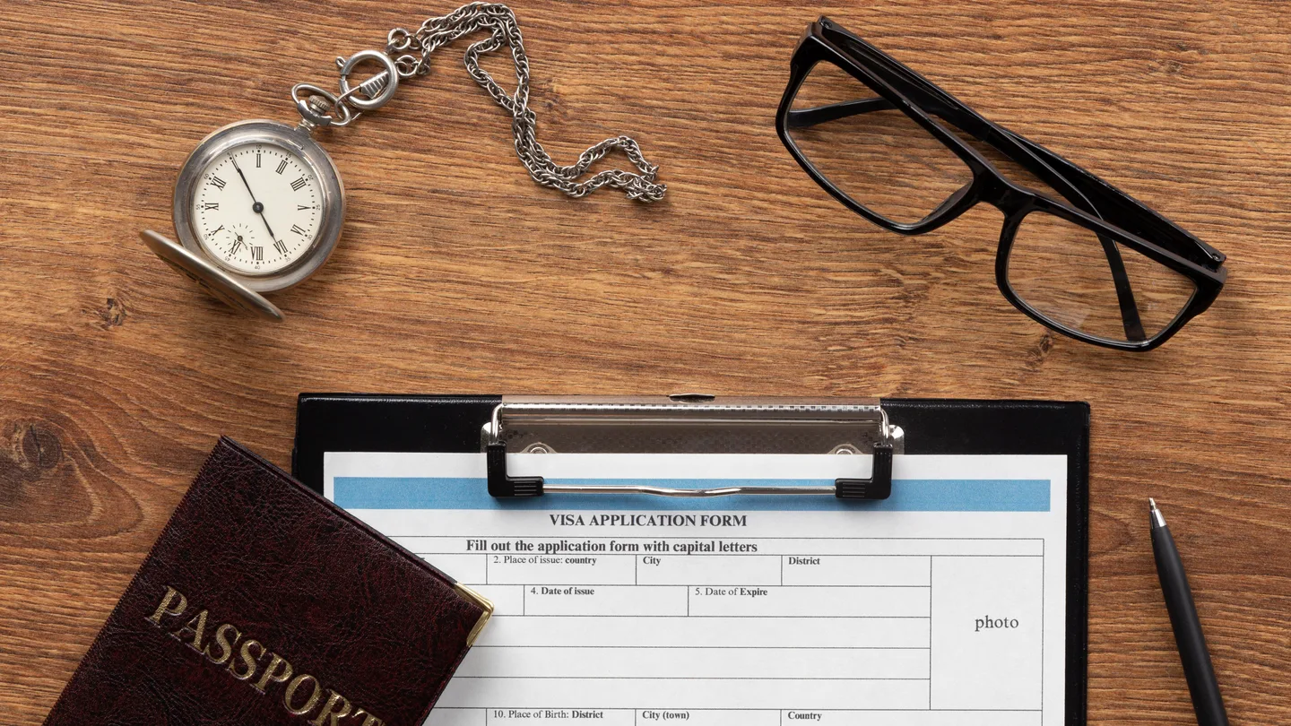 Visa application documents and passport preparation before Nepal travel