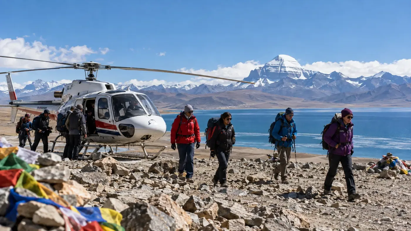 Kailash Mansarovar Heli-Assisted Yatra for Foreign Travelers – 14 Days tour
